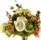 2PCS Rustic Artificial Peony Bouquets – Silk Flowers with Hydrangeas in Beige, Brown & Green Tones for Wedding, Dining Table Centerpieces, Farmhouse Home, Living Room & Vase Decor